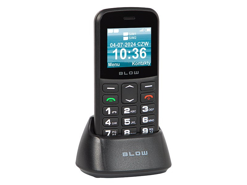BLOW Feature Phone S18D, Stand, Dual SIM, 800 mAh, Black