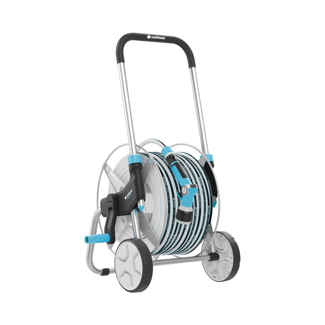 CELLFAST 55-060 Manual Cart Reel Black Grey
