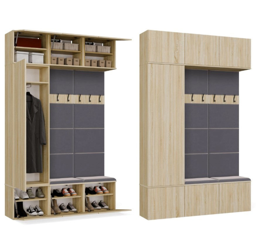 HAGA III 1SZ2W Wardrobe – Sonoma Oak