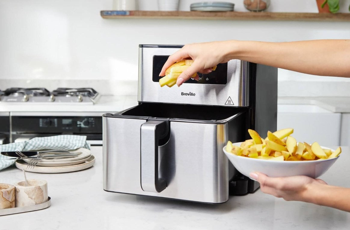 Breville Fat-Free Deep Fat Fryer 9 L 1700W 6 Programs VDF131X