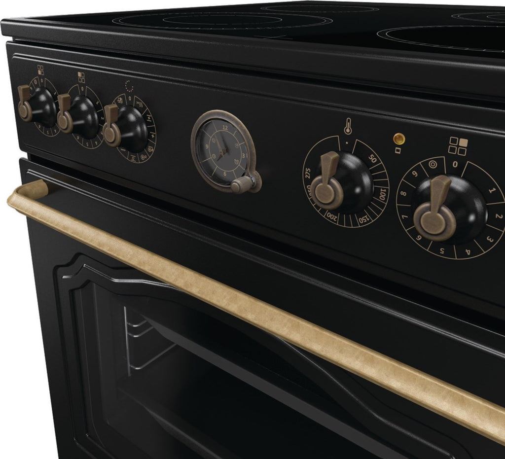Gorenje Freestanding Cooker GECS6B71CLB 4 Cooking Zones 2100W Black