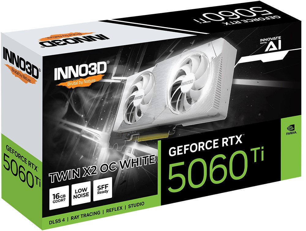 INNO3D GeForce RTX 5060 Ti TWIN X2 OC 16GB Graphics Card - NVIDIA GDDR7