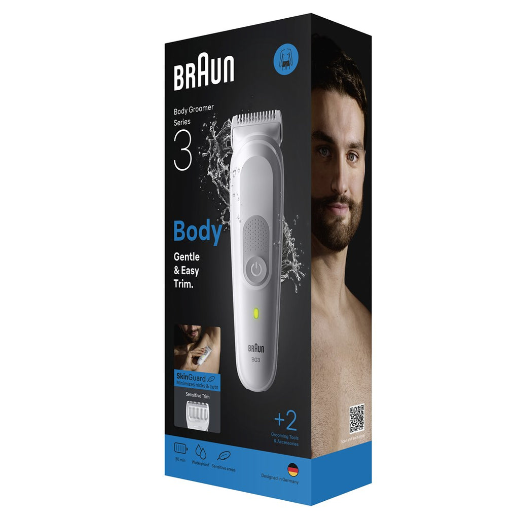 Braun Body Groomer/Shaver Wet & Dry 7690868 - Light Grey - 600 g