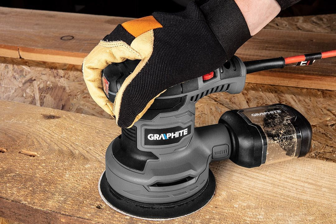 GRAPHITE 300W Random Orbital Sander 125 mm