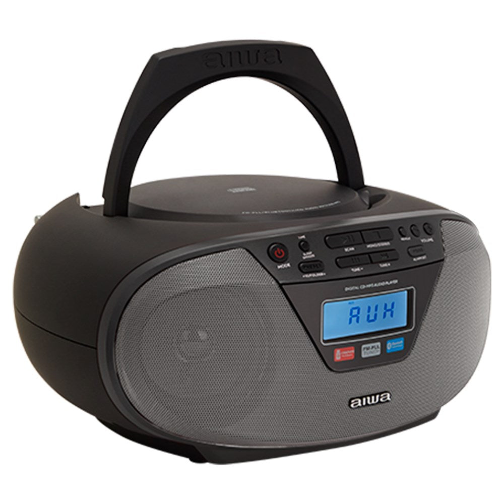 Aiwa BBTU-400BK Portable Stereo System 6W FM Black MP3 Playback