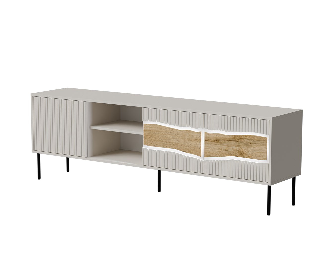 Cama INSERTO 3D1W TV Cabinet 190x40x61.5 Cashmere + LED
