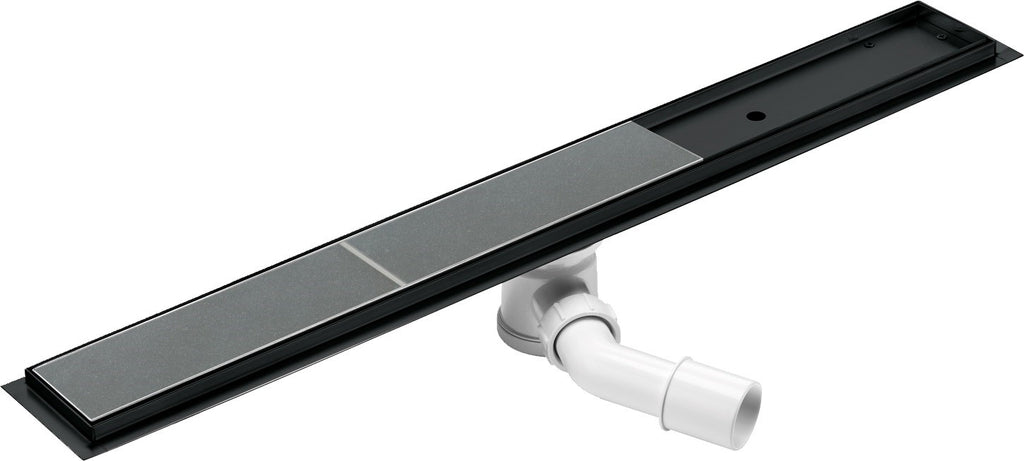 Deante Linear Drain 70cm Reversible Nero Stainless Steel