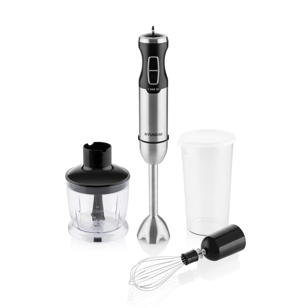 Hyundai Immersion Blender 1000 W Black, Stainless Steel HY-HB1000