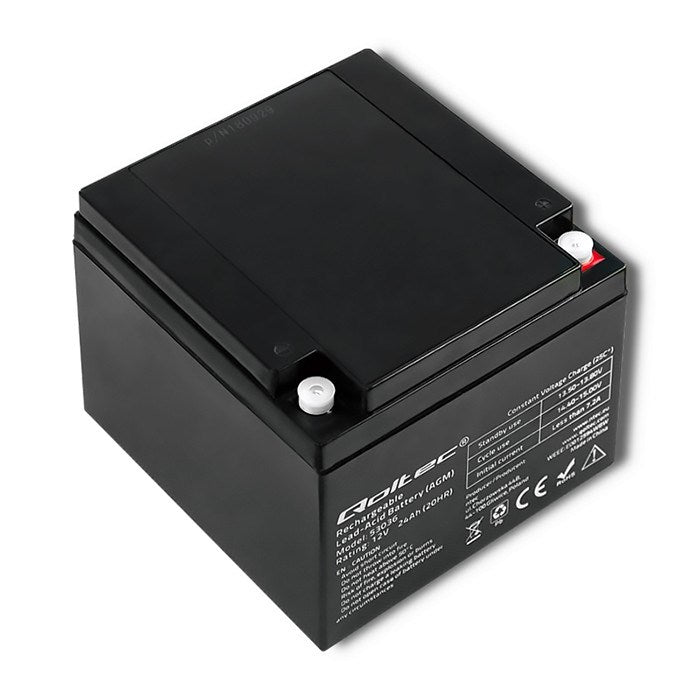 Qoltec AGM Battery UPS Battery Bly