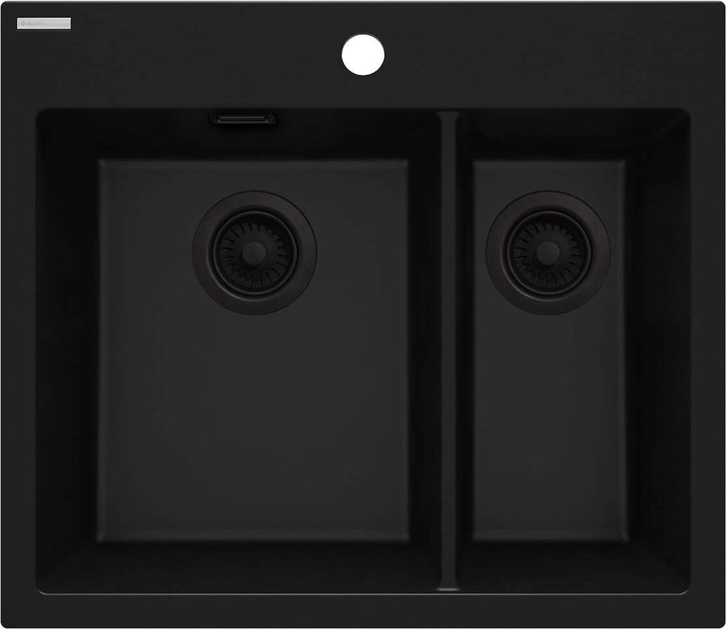 1.5-Bowl Granite Sink 600x520mm