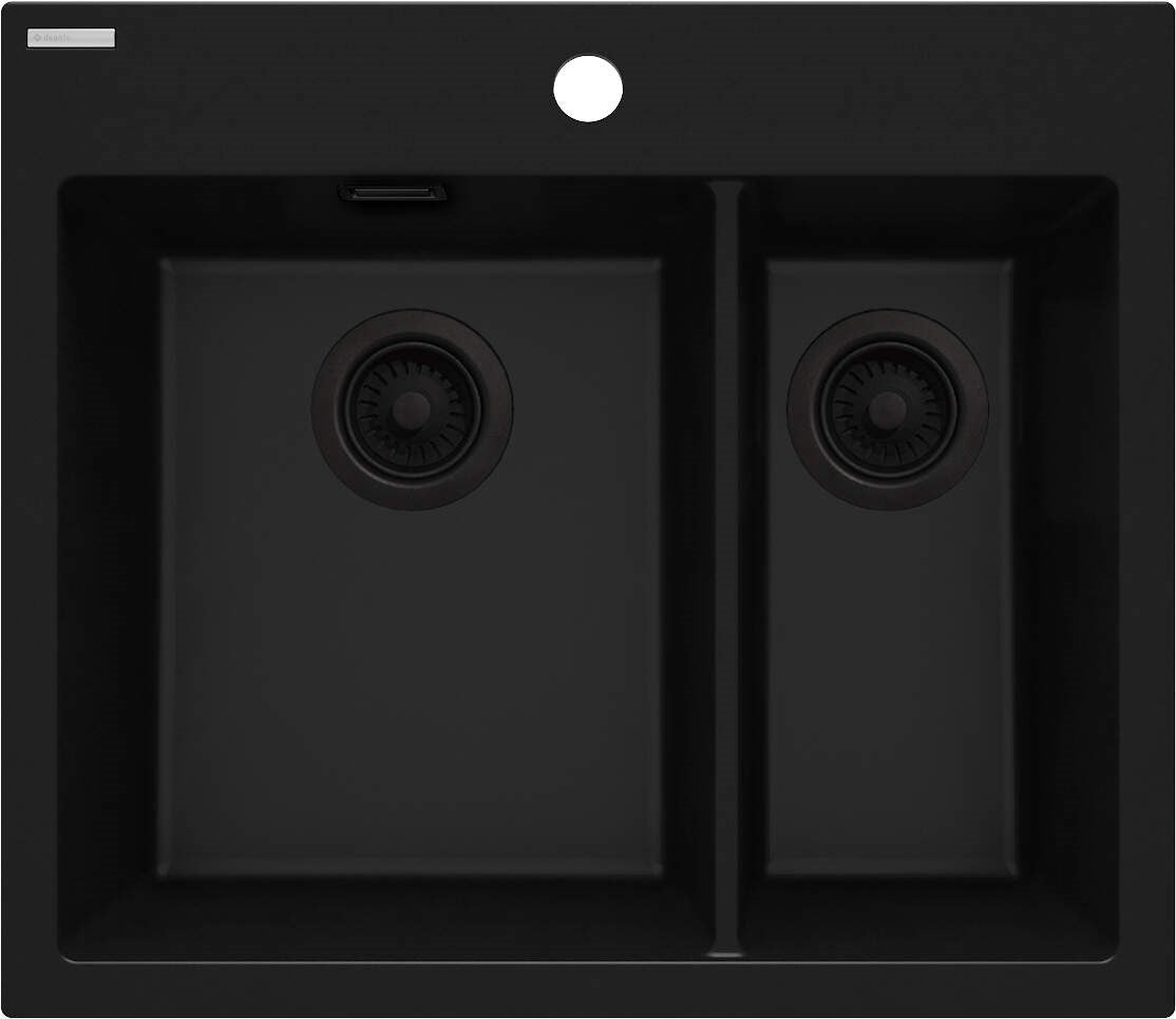 1.5-Bowl Granite Sink 600x520mm