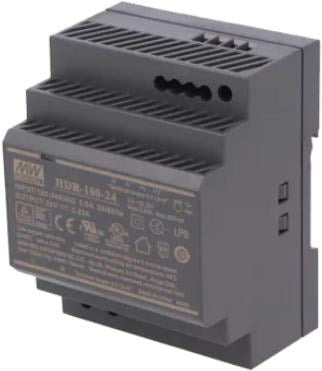 Wired Power Supply 24V DC 100W for DIN Rail
