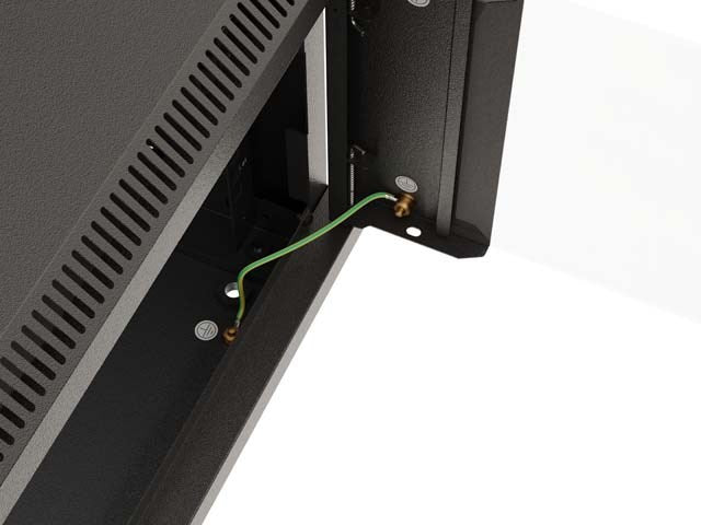 Lanberg Wall Mounted Rack Cabinet 12U Black WF03-5312-10B