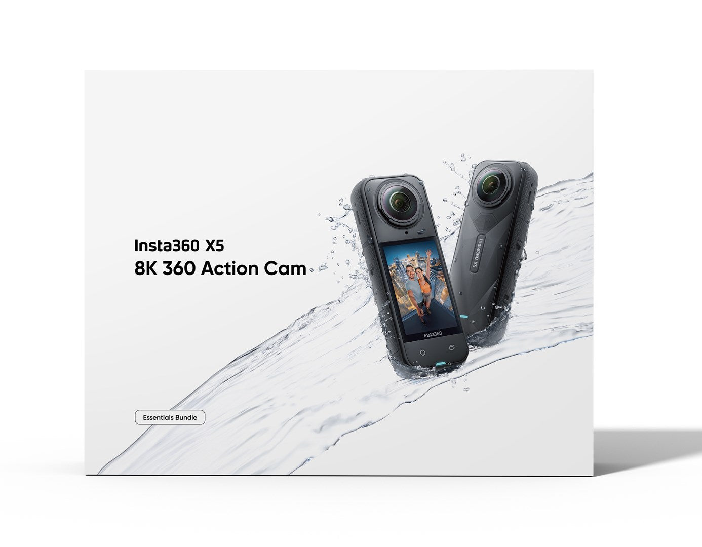 Insta360 X5 Bundle action sports camera 72 MP 8K Ultra HD 25.4 / 1.28 mm (1 / 1.28 ) Wi-Fi 200 g