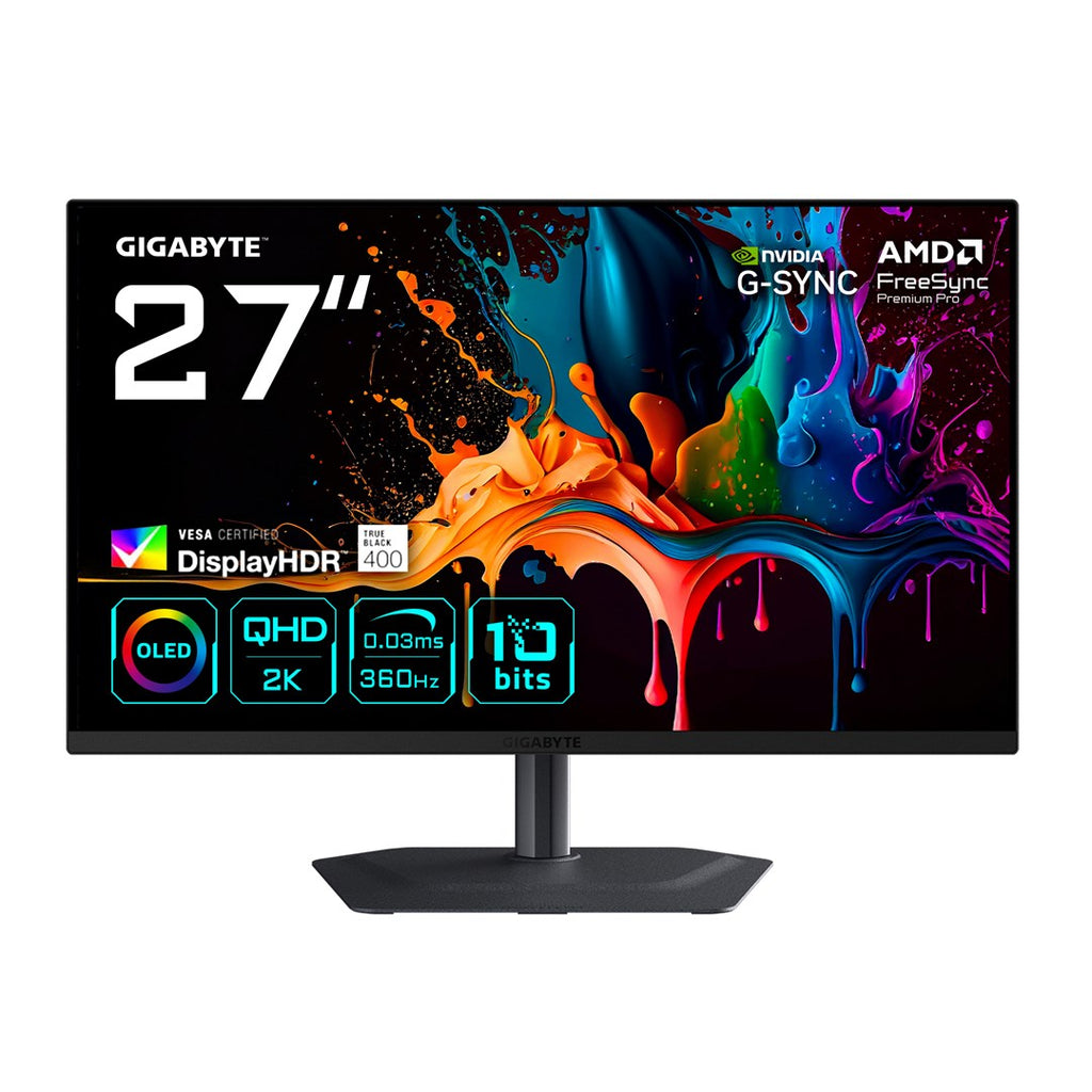 GIGABYTE MO27Q3 27 OLED 2K QHD Gaming Monitor 360Hz