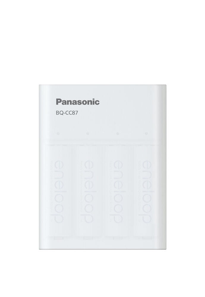 PANASONIC Eneloop Smartplus BQ-CC87 USB Battery Charger + 4x AA 2000 mAh K-KJ87MCD40USB
