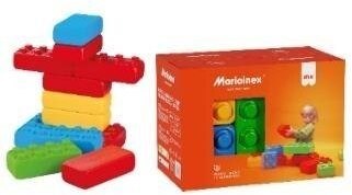 Marioinex ‘Brick’ Building Blocks Set, 12 Pieces, Model 908495