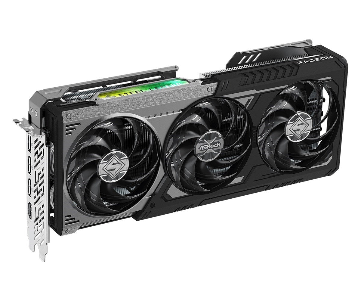 ASRock RX 9070 XT SLD - Graphics Card - 16GB GDDR6 - HDMI, 3 x DisplayPort (90-GA5VZZ-00UANF) RX9070XT DDR6 HDMI/3xDP
