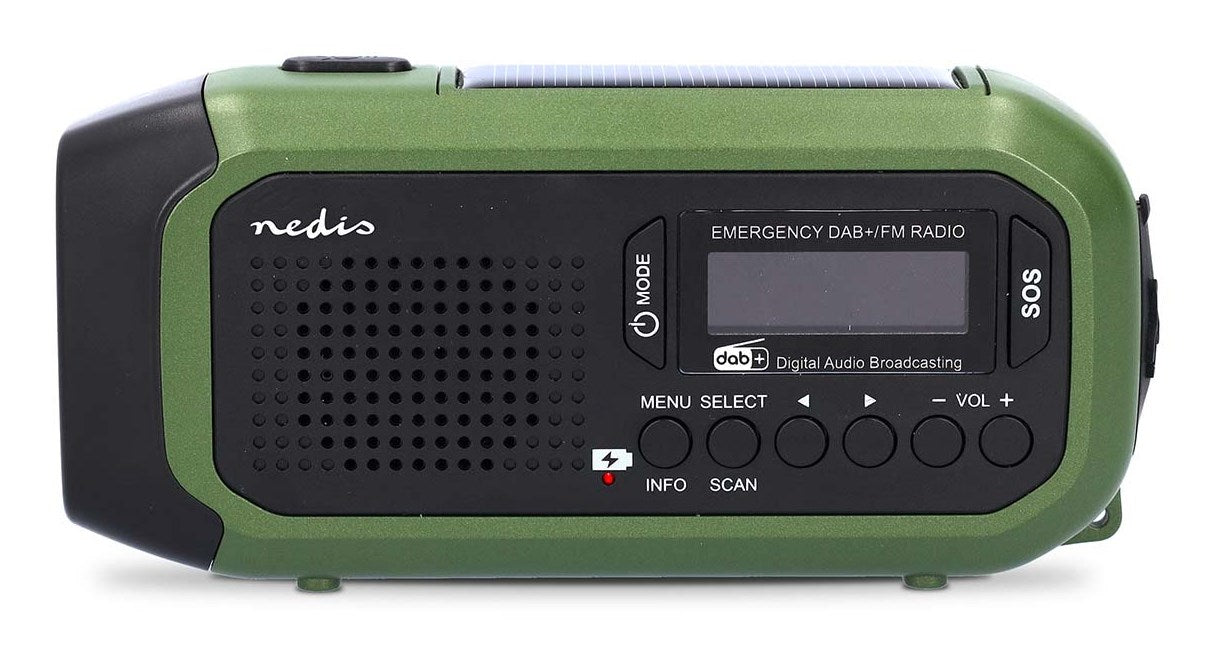 Nedis RDDBCR2000GN radio Portable Digital Black  Green