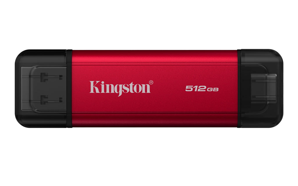 Kingston Technology 512GB Portable SSD - Dual USB-A/C, up to 1050MB/s USB 3.2 Gen 2 (SPSD/512GB)