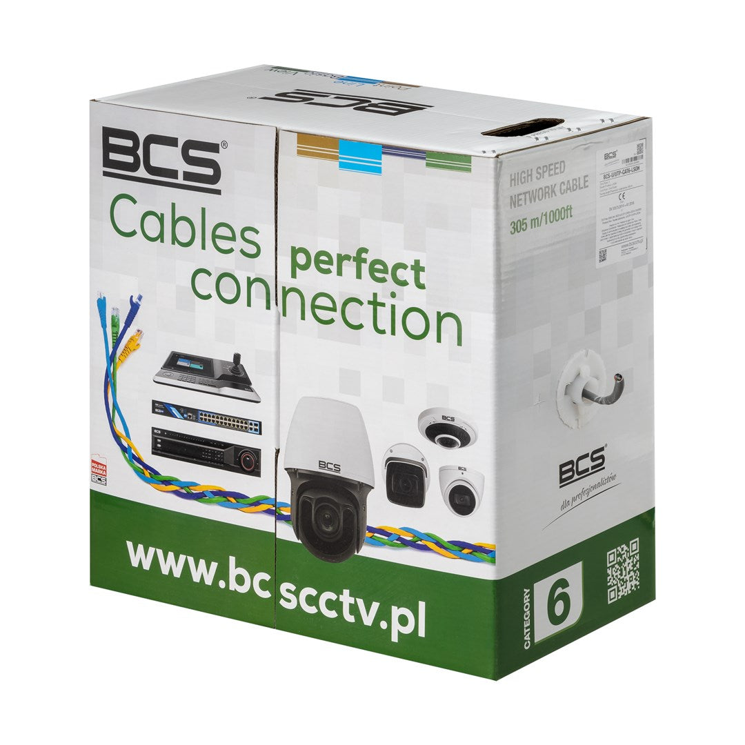 BCS Network Cable Cat6 BCS-U/UTP-CAT6-LSOH 1765759 - 3075 g - 135x390x440mm