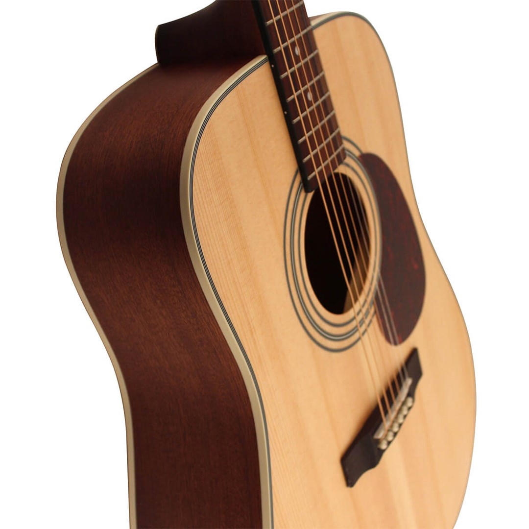 Cort Acoustic Guitar Natural Wood Earth70 OP