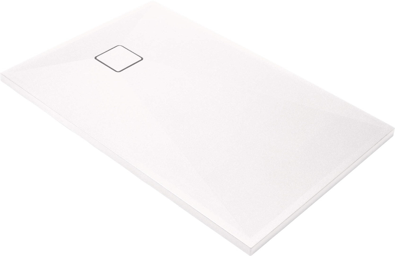Rectangular Granite Shower Tray 100x90 cm - White