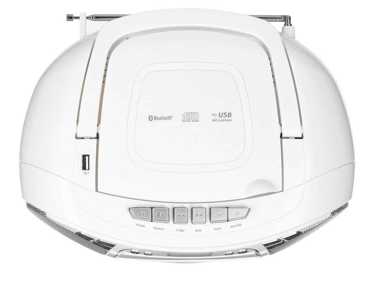 JVC RC-E451W Portable CD Player White 3.2W RMS FM 87.5-108MHz
