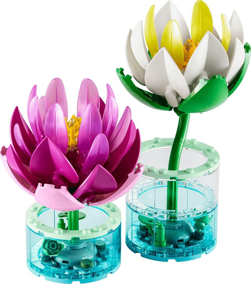 LEGO BOTANICALS Water Lilies Building Kit 259 Elements for Ages 9+ Model 11511