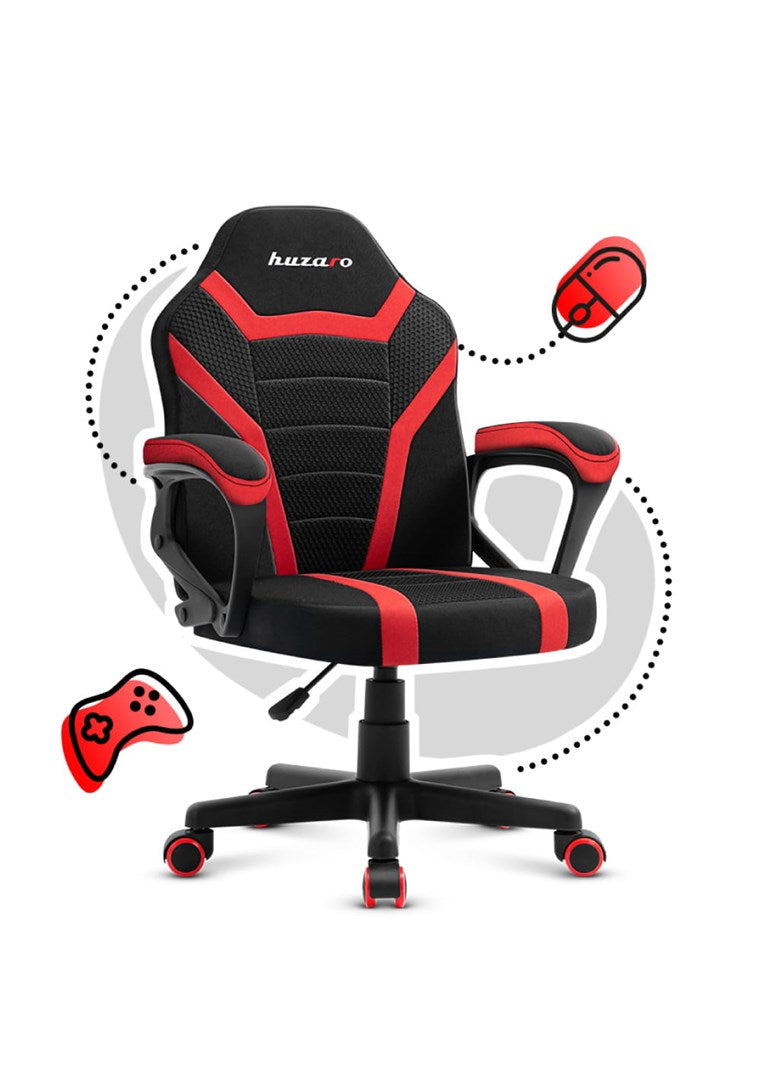 Gaming chair for children Huzaro Ranger 1.0 Red Mesh  black  red