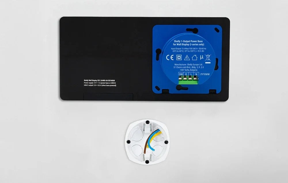 Shelly - Wall Display X2i Black - WLAN - Black (Shelly_WD_X2_b)