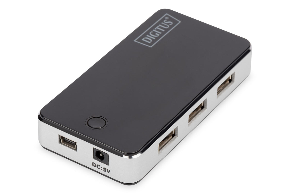 DIGITUS USB Hub with 7 USB 2.0 Ports, DA-70222