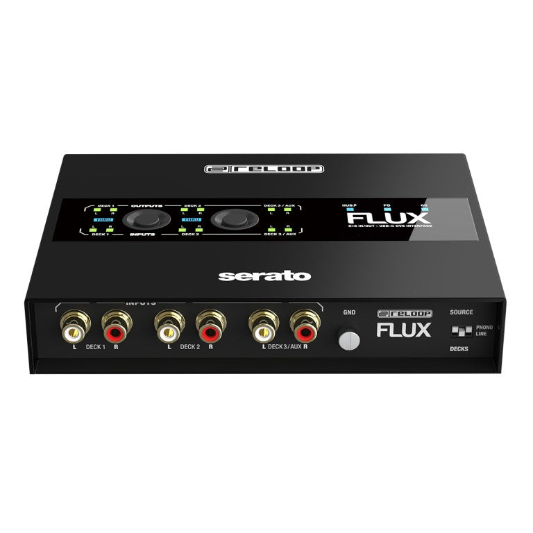 Reloop Flux USB Audio Interface, 3.0 Audio Output Channels, Compact Design, RELOOP 245389