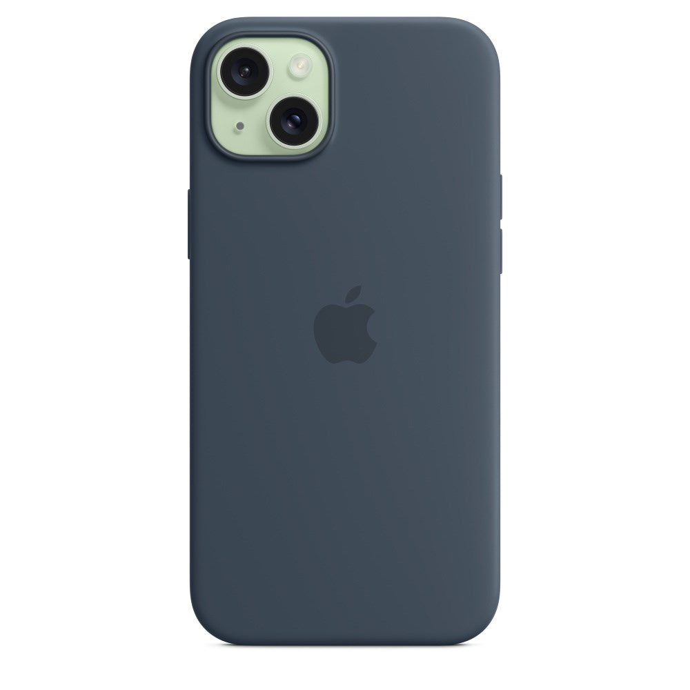 Apple Silicone Case Storm Blue with MagSafe for iPhone 15 Plus - MT123ZM/A