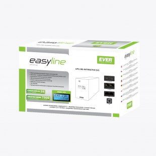 Ever EASYLINE 1200 AVR USB UPS 1.2 kVA 600 W 4 AC outlets