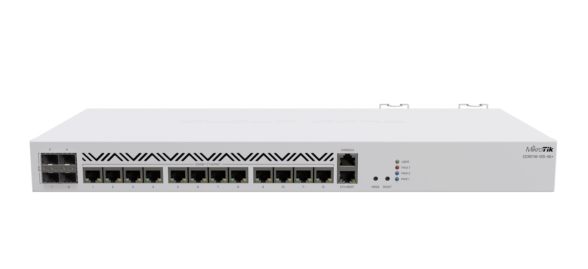 Mikredik Cloud Core Router CCR2116-12 G-4S+ 10GbE Rack Mountable (CCR2116-12 G-4S+)