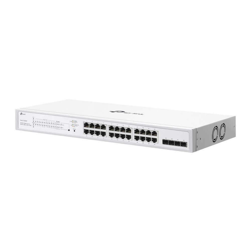 TP-Link Festa FS328GP V1 - Smart Switch, 24 x 10/100/1000 (PoE+) + 4 x Gigabit SFP