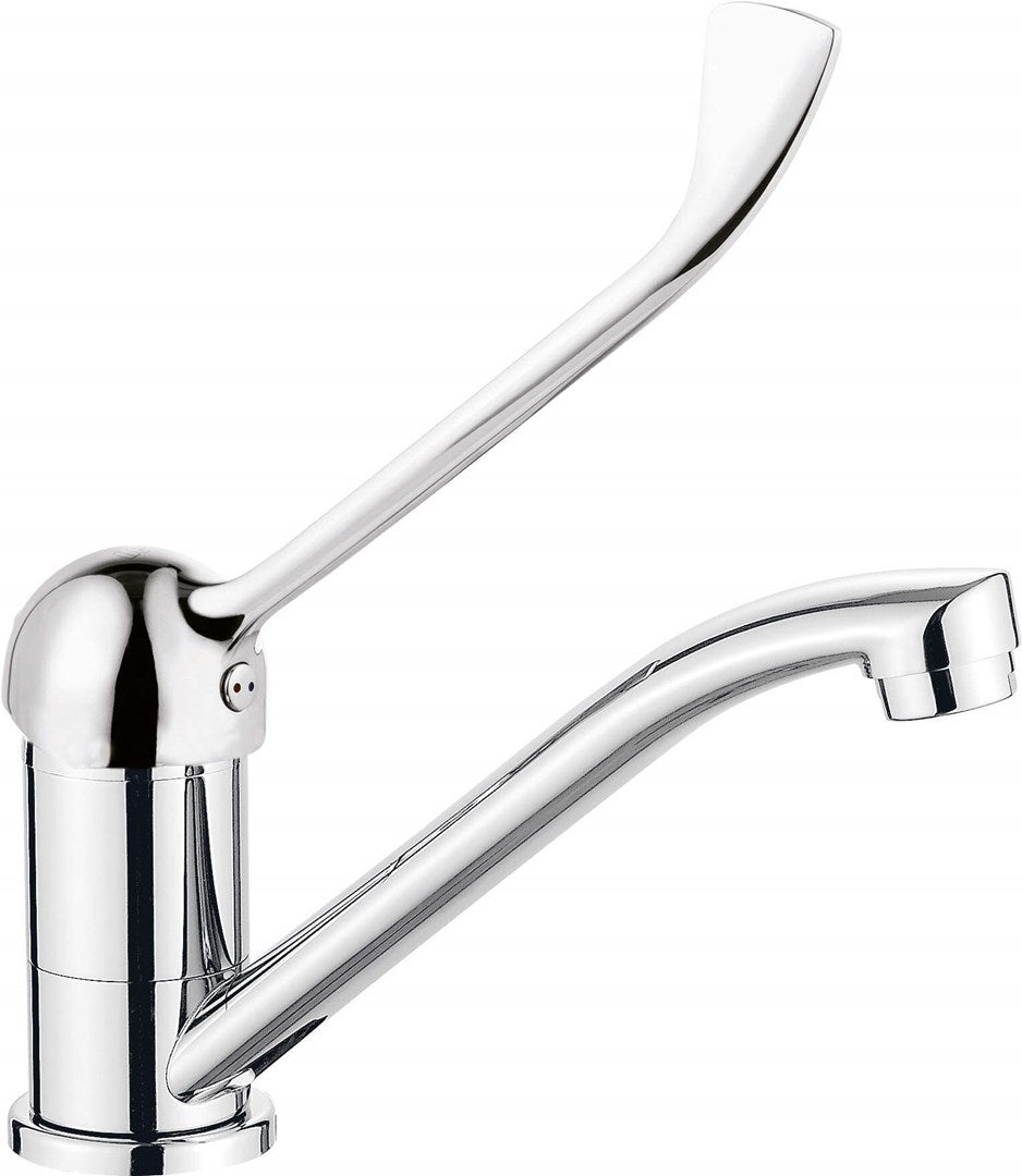 Washbasin faucet with swivel spout - Clinic lever