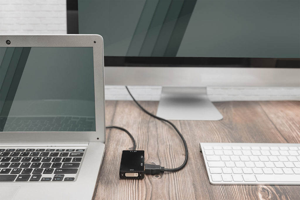 DIGITUS DisplayPort 3in1 Adapter/ Converter | Model AK-340418-002-S