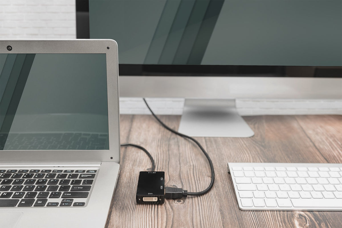 DIGITUS DisplayPort 3in1 Adapter/ Converter | Model AK-340418-002-S