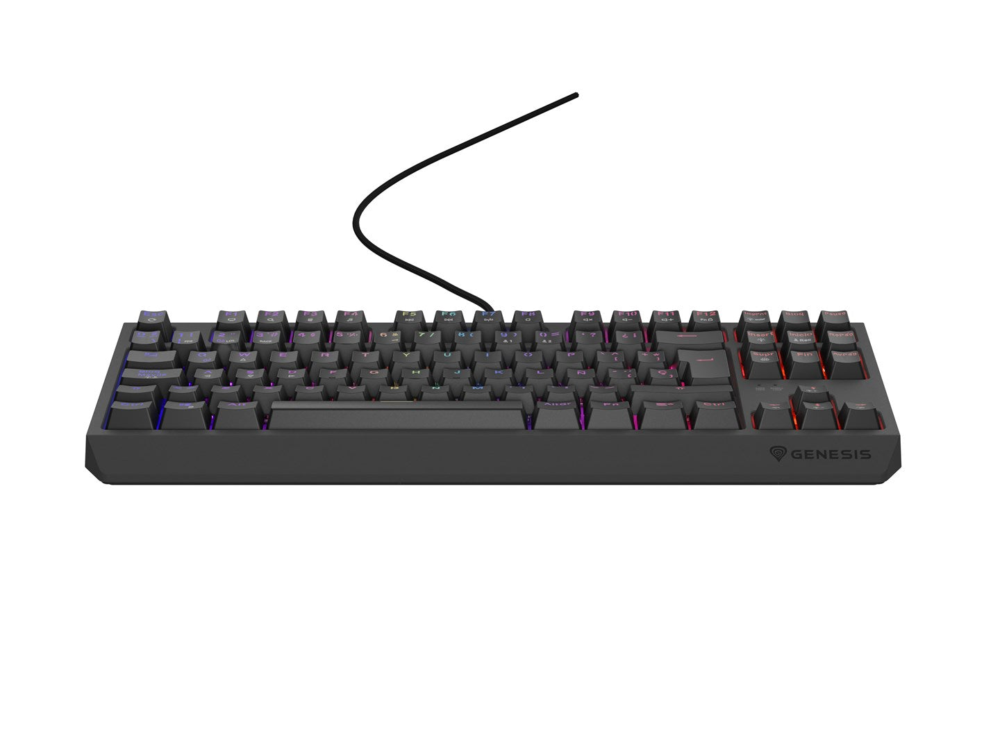 GENESIS Thor 230 TKL Keyboard Gaming USB QWERTY Spanish Black