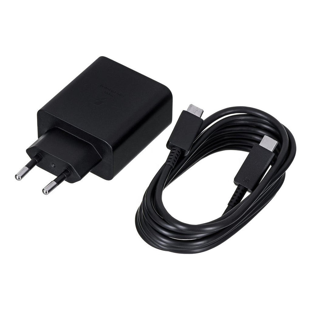 Samsung EP-T5020 - Netzteil - 50 Watt - 3 A - SFC 2,0, PD 3,0 (24 pin USB-C) - auf Kabel: USB-C - black (EP-T5020XBEGEU)