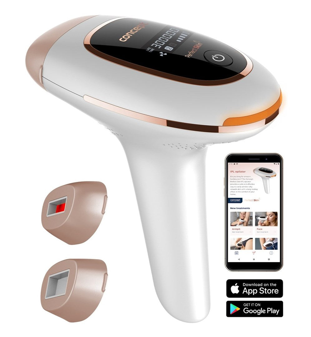 CONCEPT Epilator IL3020 - Laser Depilation, LCD Display, Mobile App, 1310 g
