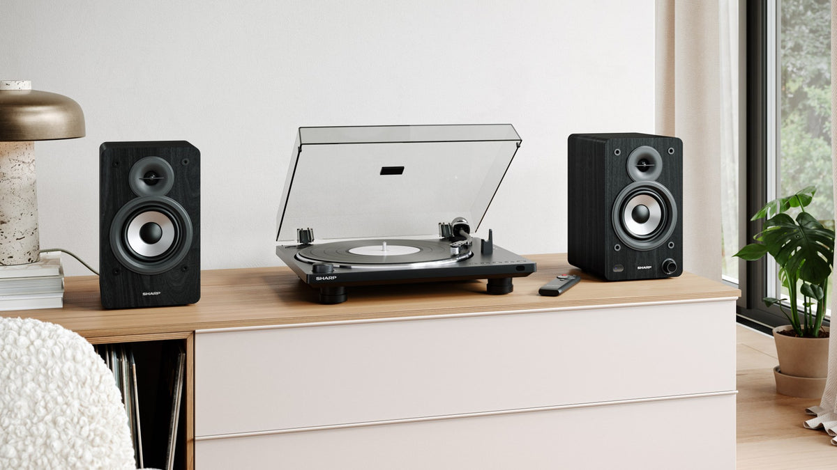 Sharp RP-TT100 Turntable with Bluetooth Output - Black (RP-TT100)