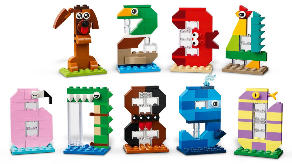 LEGO Building Blocks Birthday Numbers Set 40807 - 281 Elements - For Ages 6+