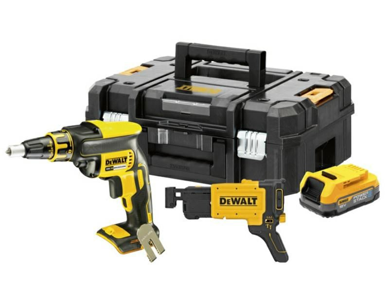 DeWALT DCF620E1K 18V XR Cordless Drywall Screwdriver 1x1.7Ah