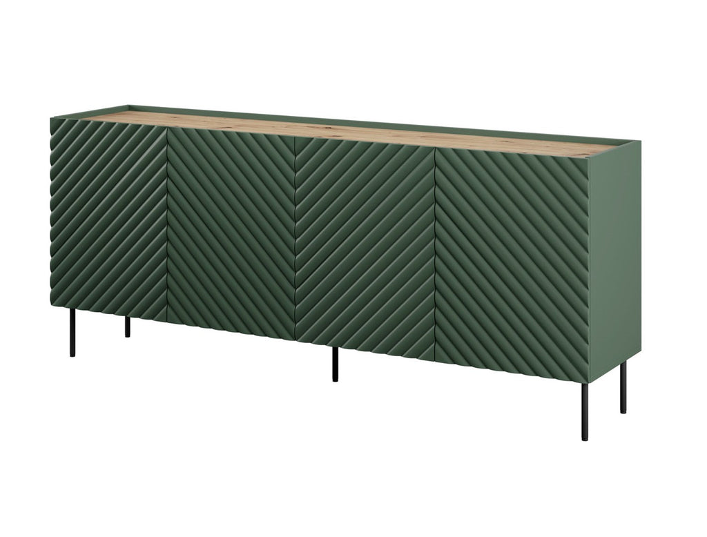 4D2SZ Chest of Drawers ONDA 200x45xH85 Green