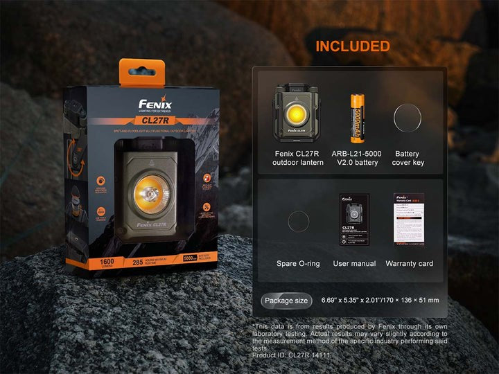 Camping Lantern Fenix CL27R green