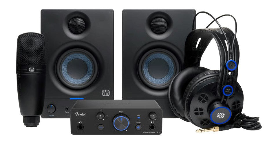 Fender FENDER QUANTUM COMPLETE EU Audio Production Kit - Complete Studio Kit