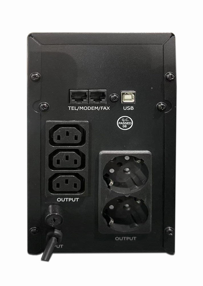 Gembird EG-UPS-035 UPS 2 kVA 1200 W 5 AC outlets